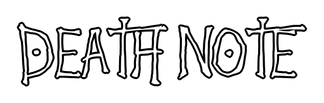 Death Note Style Text Preview